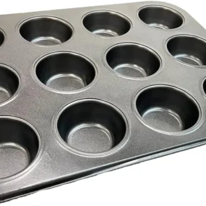 Forma para Cupcake com Cavidades – Assadeira Ideal para Bolinhos e Muffins